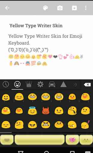 Yellow Type Writer Keyboard 2