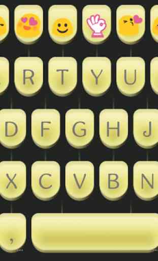 Yellow Type Writer Keyboard 4