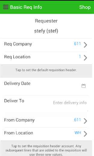 Infor Lawson Mobile Requisitions 1