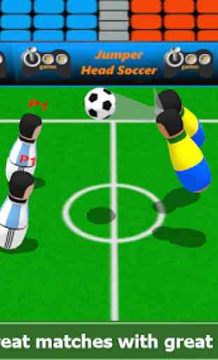 Jumper Head Soccer: 3D física de futebol 2