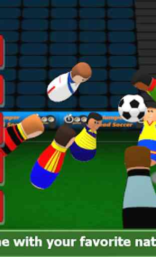 Jumper Head Soccer: 3D física de futebol 3