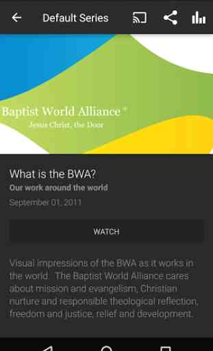 Baptist World Alliance Network 2