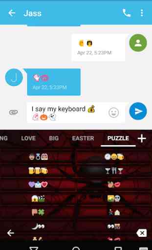 Black Widow Emoji Keyboard 4