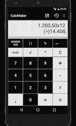 CalcMaker - calculadora basica e gratis 1