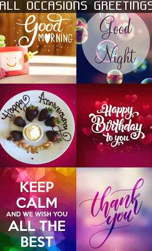 Greeting Photo Editor- Photo frame and Wishes app 3
