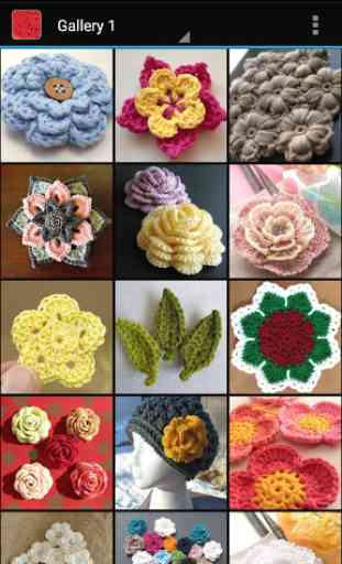 flores em croche 1