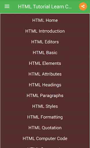 HTML Tutorial Code Tags CSS 2
