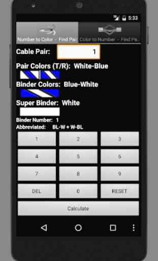 Telecom Color Code Calculator 1