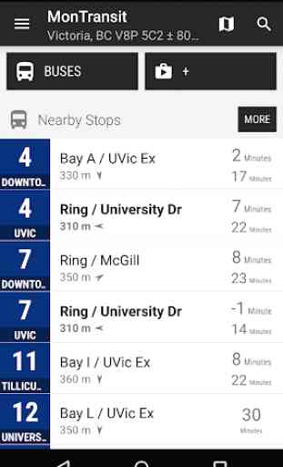 Victoria Regional Transit System Bus - MonTransit 1