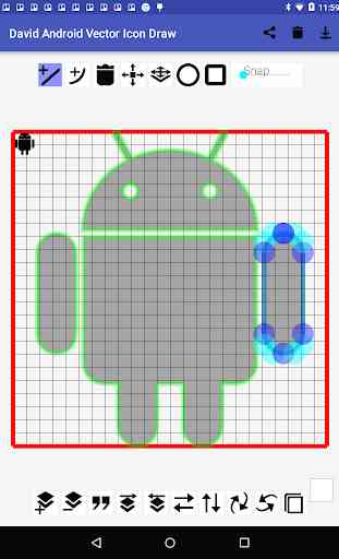 DAVID Android Vector Icon Draw 2