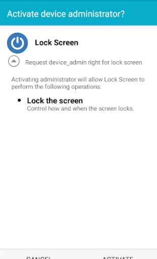 Lock Screen Off: Quick Lock 2