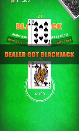 black jack 21 cartões 2
