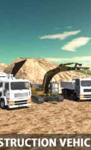 Ponte Construtor Construção Motorista de caminhão 3D Simulador : Lendário Fora da estrada Escavadeira guindaste 2