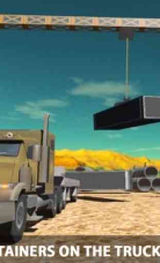 Ponte Construtor Construção Motorista de caminhão 3D Simulador : Lendário Fora da estrada Escavadeira guindaste 4