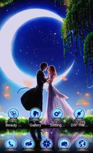 Romantic theme:  Moonlight Night Romance HD thames 4