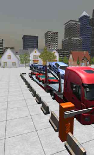 Carro Transporte Caminhão 3D 1