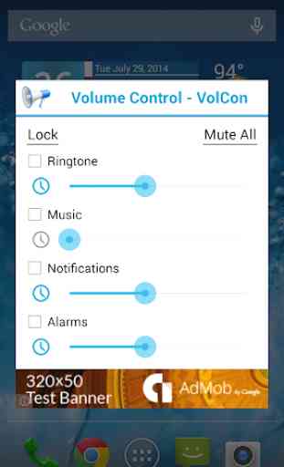 Volume Control Lock & Schedule 2