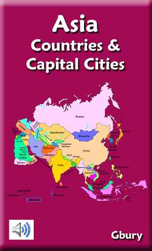 Asia Countries and Capitals 1