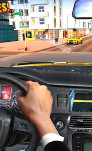 Pro TAXI Driver Crazy Car Rush : Driving Simulator 3