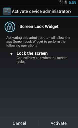 Screen Off (Lock) Widget 4
