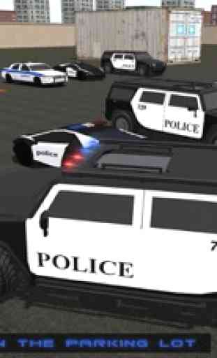 Cidade Academia de Polícia Escola de condução 3D Simulação - Claro Extremo Estacionamento Teste 2