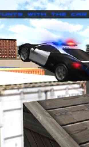 Cidade Academia de Polícia Escola de condução 3D Simulação - Claro Extremo Estacionamento Teste 3