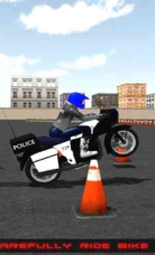 Cidade Academia de Polícia Escola de condução 3D Simulação - Claro Extremo Estacionamento Teste 4