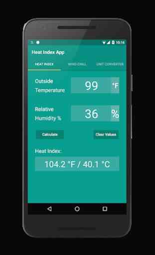 Heat Index App 1