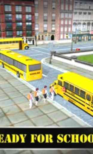 Motorista de ônibus escolar 3D Sim mestre 2