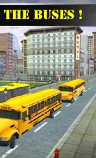 Motorista de ônibus escolar 3D Sim mestre 3