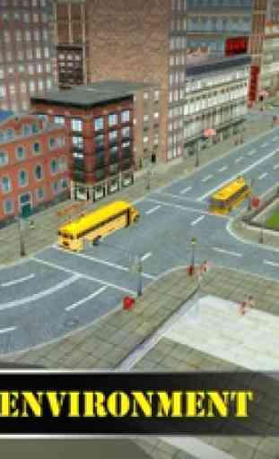 Motorista de ônibus escolar 3D Sim mestre 4