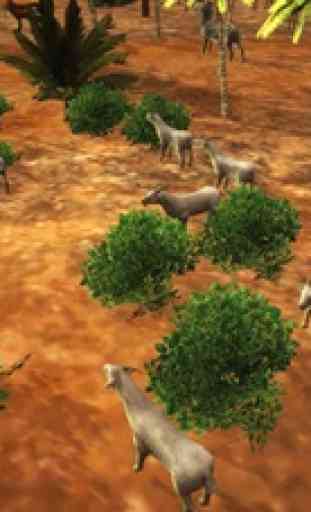 Simulador de selva de cabra - jogo de sobrevivênci 4