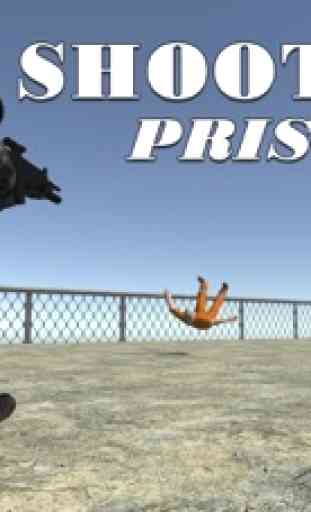 3D gangues de prisão estaleiro sniper - guarda da prisão e atirar os terroristas em fuga 2