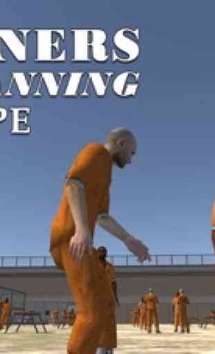 3D gangues de prisão estaleiro sniper - guarda da prisão e atirar os terroristas em fuga 4