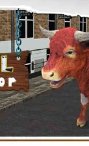 3D Touro Simulator - Simulador de animais irritado e cidade jogo de simulação de destruição 1