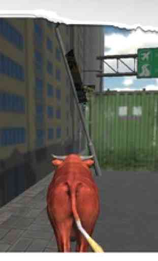 3D Touro Simulator - Simulador de animais irritado e cidade jogo de simulação de destruição 3