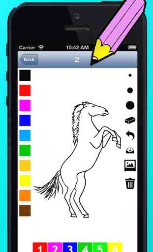 Ativo! Livro Para Colorir de Cavalos Para As Crianças: Aprender Para Pintar e Colorir a Cavalo 2