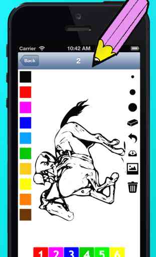 Ativo! Livro Para Colorir de Cavalos Para As Crianças: Aprender Para Pintar e Colorir a Cavalo 4