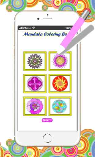 melhor livro de mandala para colorir: páginas cores gratuitamente adultos terapia de alívio de tensões 3