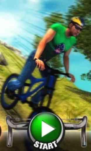 Crazy fora da estrada Mountain Bicycle Rider Sim 1
