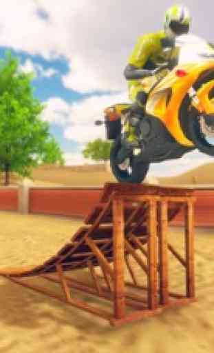 Dirt Bike Rider stunt jogos 3D 3