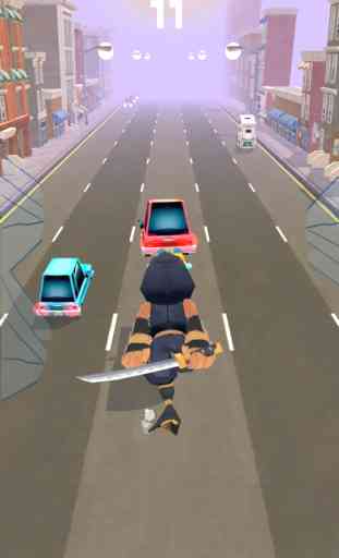ninja running road - Jogos Intermináveis Arcade 1