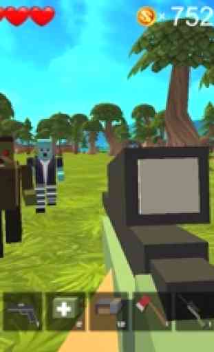 Pixel Shooting Wars 3D - Batalha de Arma de Bloco 3