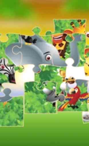 Puzzle de animais jogos para crianças de 4 anos 3