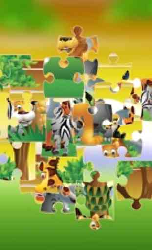 Puzzle de animais jogos para crianças de 4 anos 4