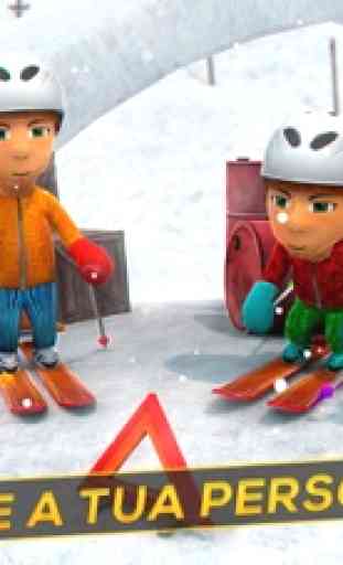 Ski Riders | Competição do Esqui Pixel na Neve 3