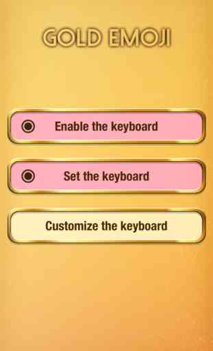 Temas teclado emoji de ouro 2