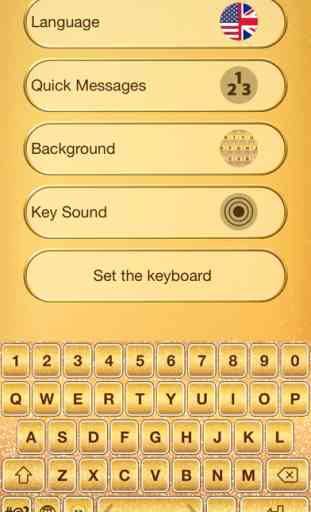 Temas teclado emoji de ouro 3