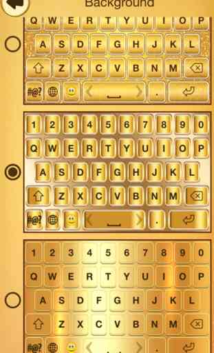 Temas teclado emoji de ouro 4