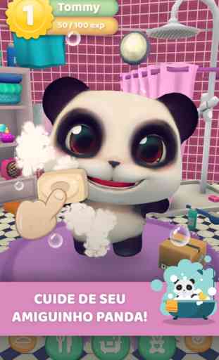 Urso Panda: Mini Pet Virtual Falante 3
